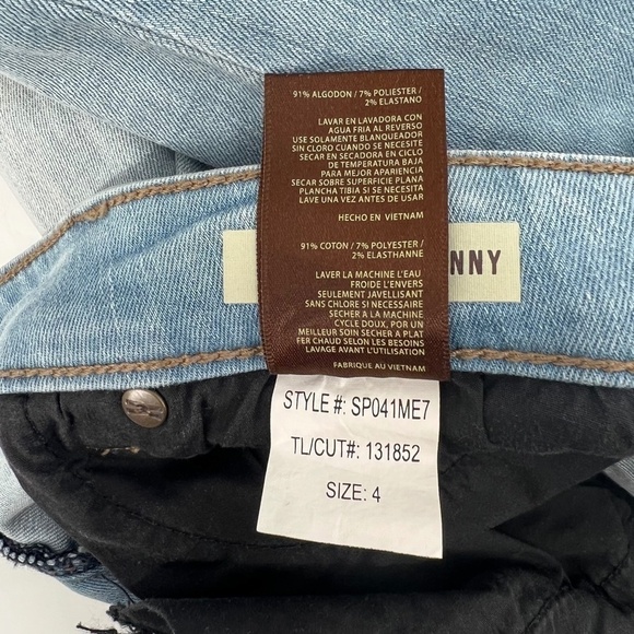 Kut from the Kloth Toothpick Skinny Ripped Jeans Size 4 Women's - Picture 7 of 7